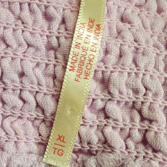 Free People Cross Of Sunlight Puff Sleeves,Cutout Waist Mini Dress XL - Picture 9 of 10